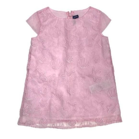 Original marines tulle embroidered nautical dress with seashells and starfish 2 - Picture 1 of 6